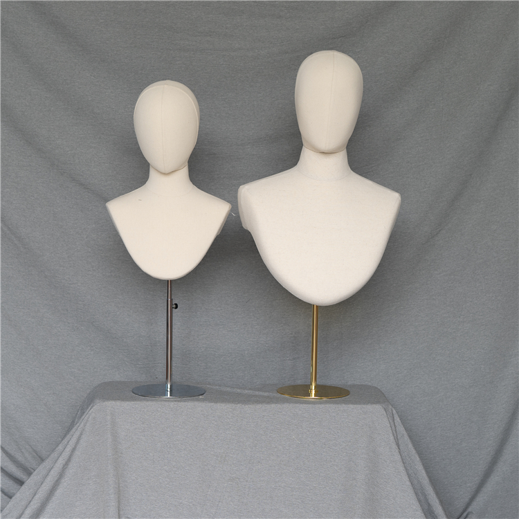 模特道具胸片模特架项链饰品围巾展示架人台胸模特可插针实木底座