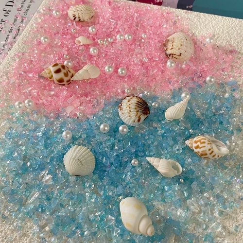 海盐碎石艺术垃圾手帐美甲小众鱼缸装饰尼泊尔装饰品碎钻diy手工