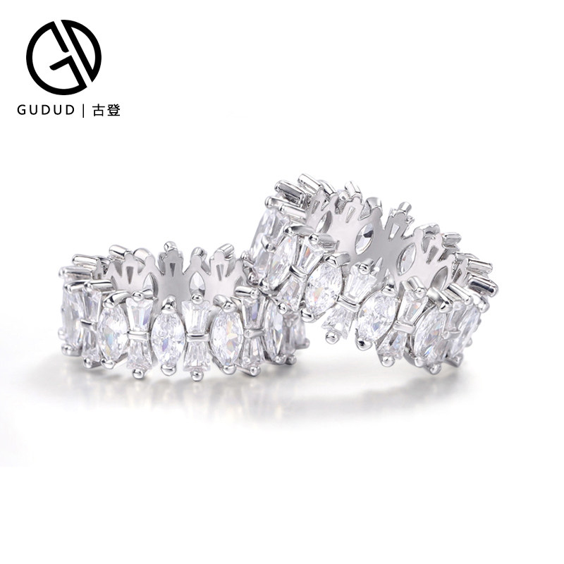 官方正品ICONS联名SSUR蝴蝶结锆石对戒情侣一对秋季新款潮牌戒指