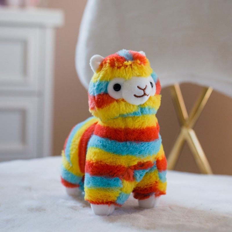彩虹羊驼公仔神兽草泥马玩偶毛绒玩具小绵羊生肖羊公司活动礼品,玩具/童车/益智/积木/模型,毛绒/玩偶/公仔/布艺类玩具,淘宝优惠券,粉丝福利购,淘宝优惠卷