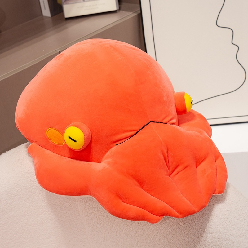 跨境章鱼毛绒玩具八爪鱼公仔玩偶鱿鱼大号抓机娃娃海洋生物抱枕女