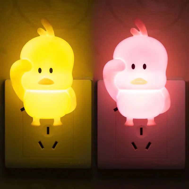 1瓦节能led小夜灯 白光三角床头灯创意小夜灯 家用卧室插电小夜灯