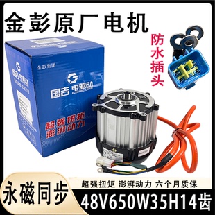 金彭原厂永磁同步差速电机防水霍尔纯铜电机650W800W1200W电机
