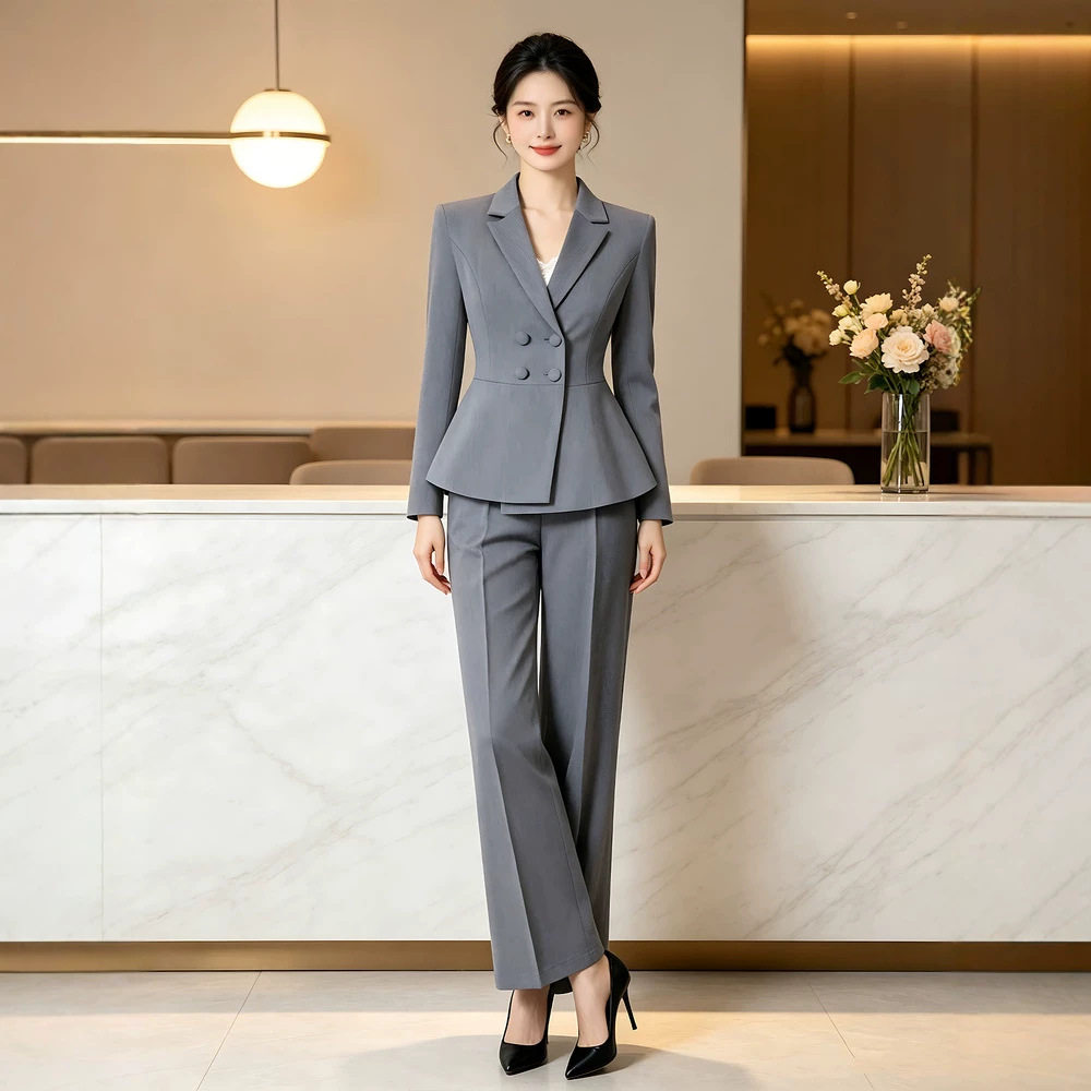 秋季新款职业女西装套装工作服
