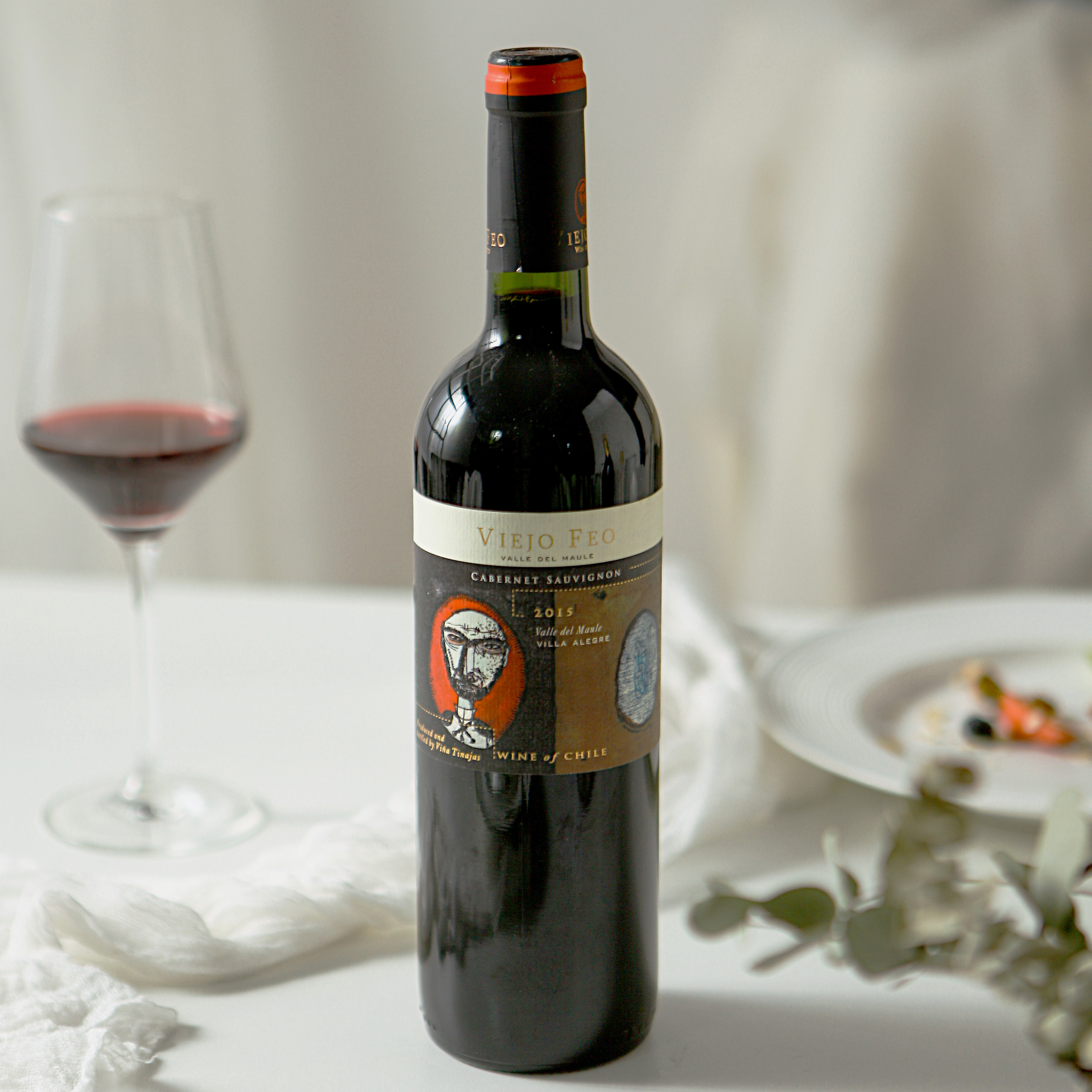 海盗一号珍藏级智利原瓶进口干红永恒酒庄赤霞珠干红葡萄酒红酒