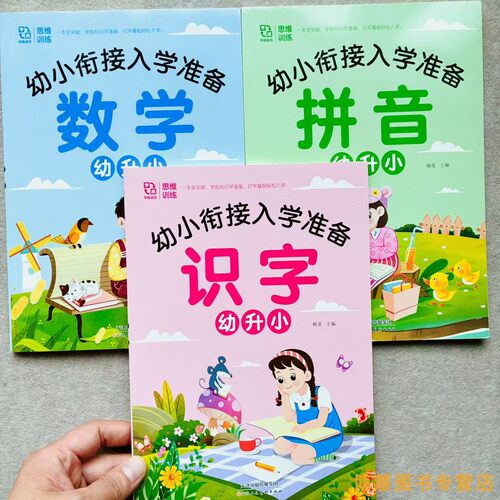 拼音数学识字书幼小衔接
