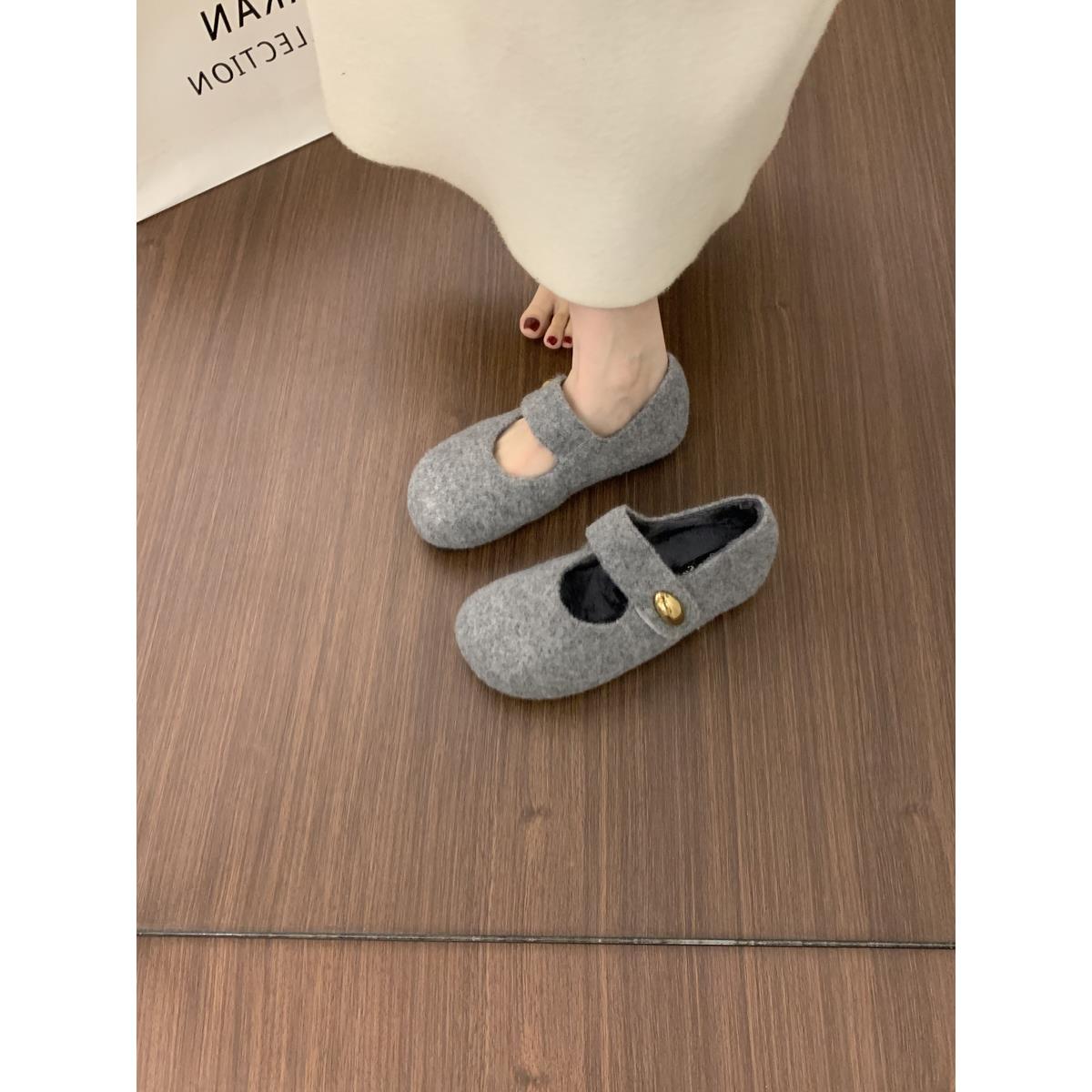 内增高毛毛鞋女外穿秋冬加绒棉鞋