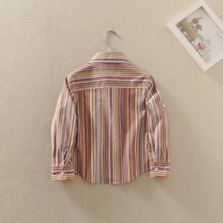 Chemise garcon à manche longue - Ref 2078316 Image 3