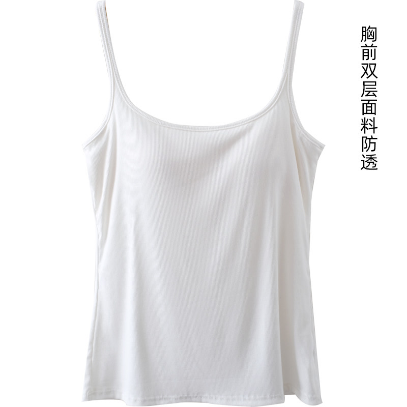 브래지어는 필요하지 않습니다  해변에 작은 서스펜더 벨트가 달린 핫한 소녀 상의 가슴 패드가 있는 컬러풀한 도파민 스레드 조끼