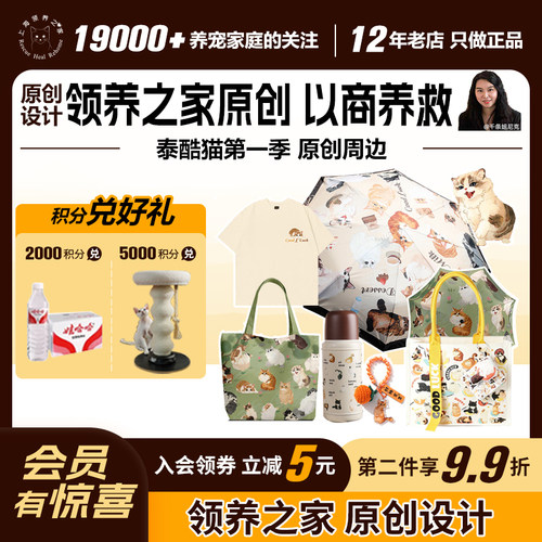 原创手绘周边T恤泰酷猫chao'ku
