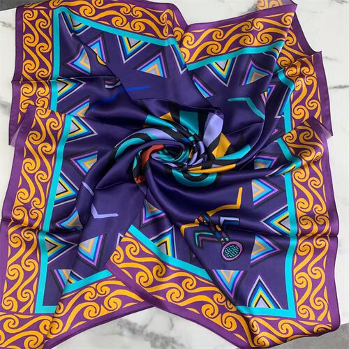 大方巾四季真丝桑蚕丝花色女