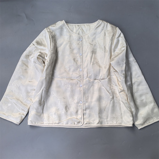 新品 填充物100%桑蚕丝秋冬加厚棉袄上衣内胆纯色百搭保暖轻柔外套