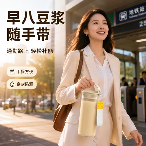 豆浆杯外带冷泡杯早餐专用耐高温便携上班族夏季大容量冷萃杯随手