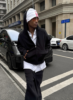 STEEPC 摇粒绒套装连帽宽松休闲保暖卫裤卫衣