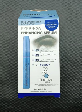 美国RapidBrow眉毛生长液Rapidlash睫毛增长营养液男士女生通用