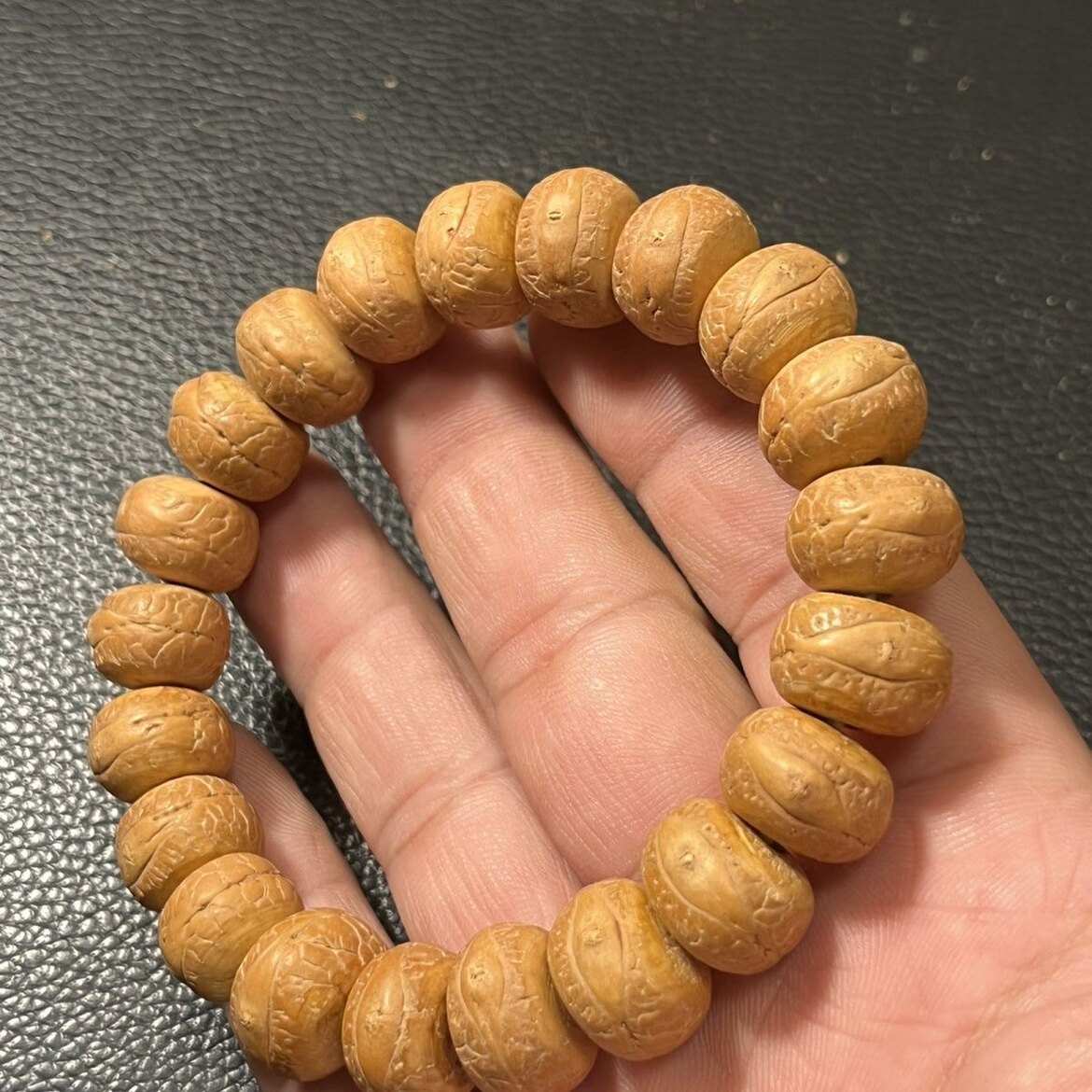 尼泊尔凤眼菩提手串佛珠手链手串饰品极限弧凤眼手串尺寸13/14