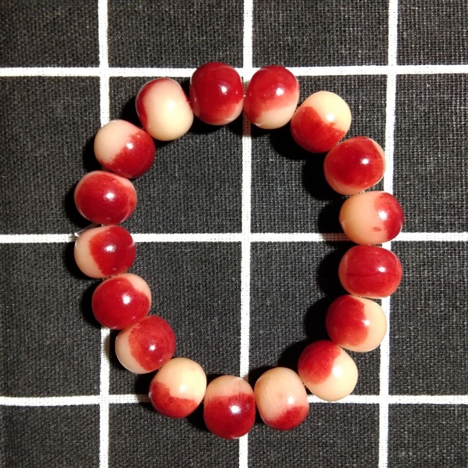 满血驼骨单圈手串天然佛珠男女手链豹豹骆驼骨手串手链饰品