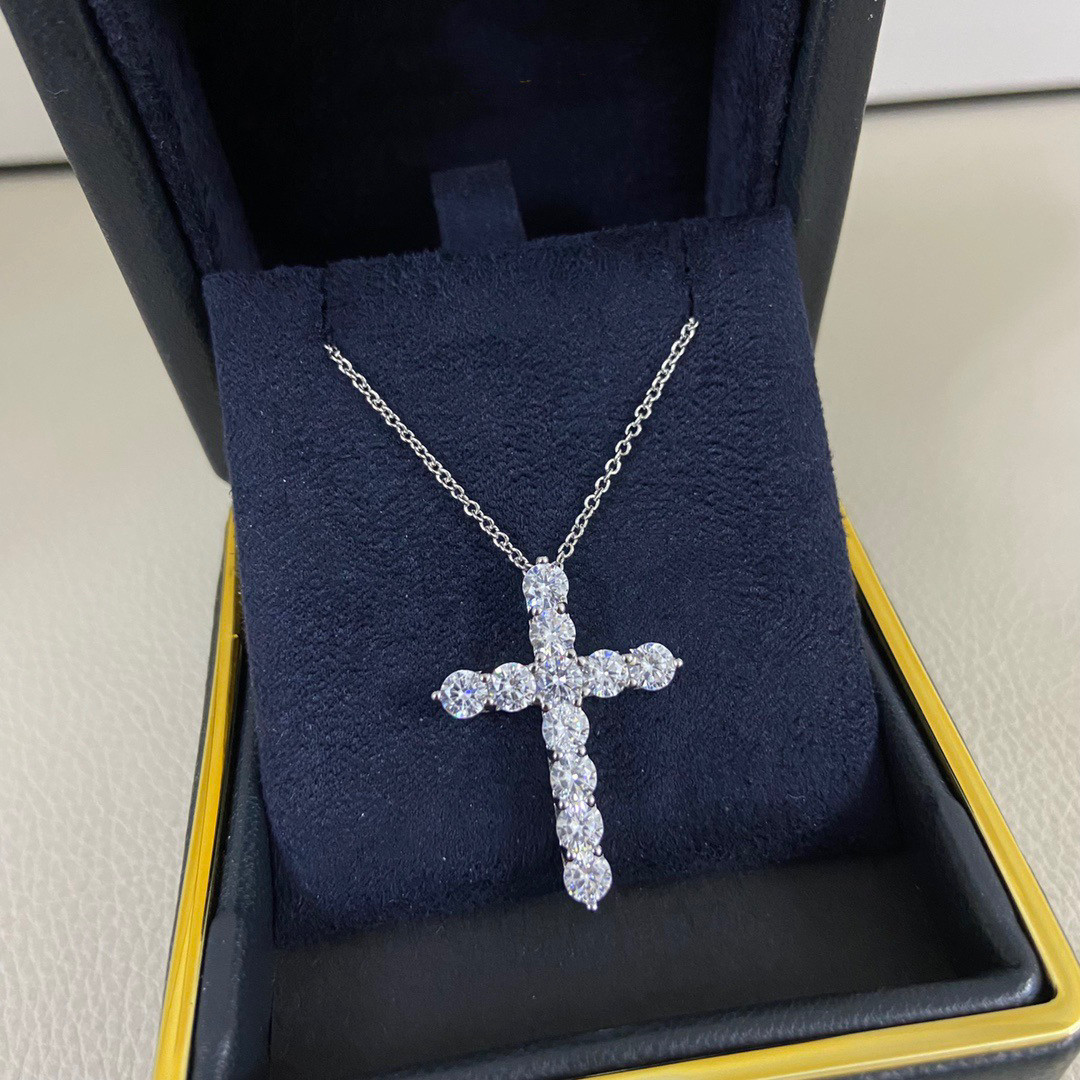 2026新款十字架项链女款轻奢小众设计感锁骨链 新年福利,饰品/流行首饰/时尚饰品新,项坠/吊坠,淘宝优惠券,粉丝福利购,淘宝优惠卷