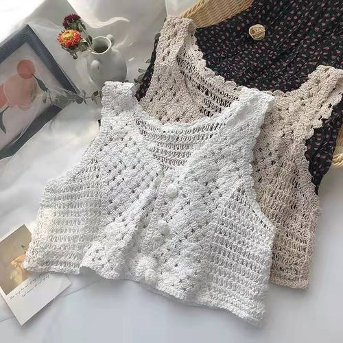 夏季外搭纯棉小马甲女