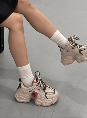 【正品】 女子Y2K复古跑鞋厚底老爹鞋K0E25MC23J-602