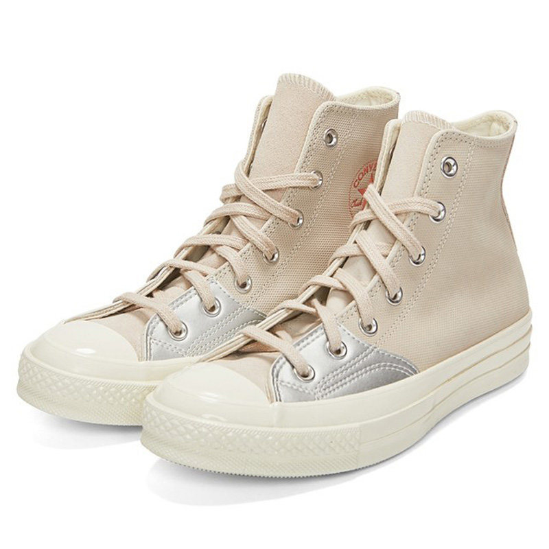 Converse匡威女鞋1970S拼接高帮运动帆布鞋透气轻便板鞋572596C