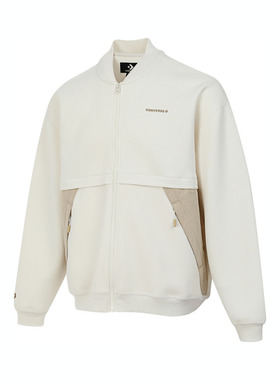 converse匡威2024秋新款男子外套运动休闲夹克棒球服10025982-A02