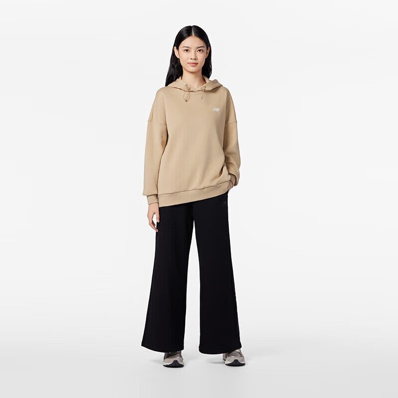 NEW BALANCE 女 百搭休闲运动连帽卫衣套头衫 AWT33328-INC
