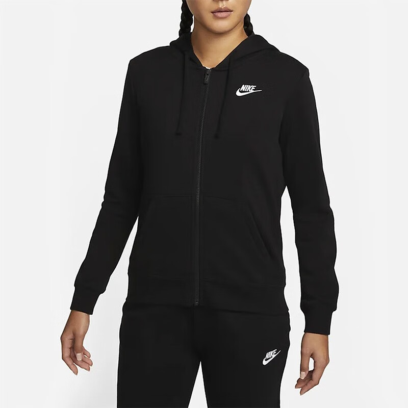 Nike耐克秋冬新款女子休闲透气连帽外套夹克 DQ5472-010