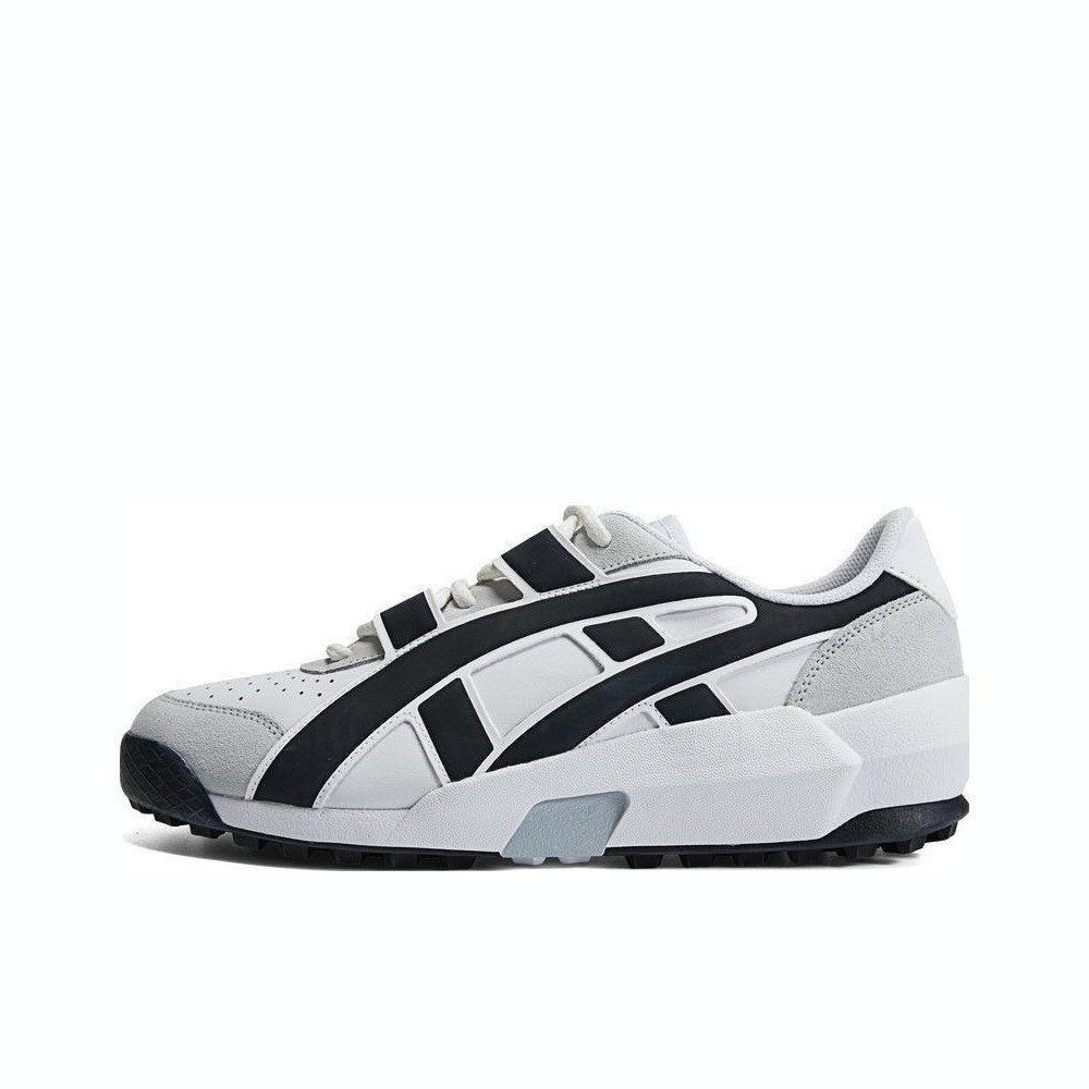 onitsuka tiger鬼冢虎 新款中性big logo 休闲鞋1183b774-100