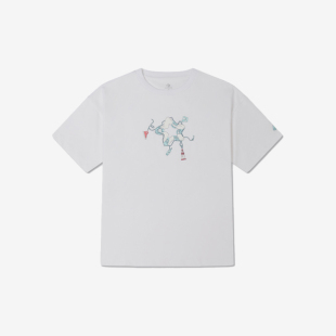 A01 T恤10025880 Converse匡威女士时尚 印花透气轻盈柔软短袖