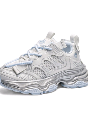 【正品】 女子网面厚底防滑耐磨跑鞋老爹鞋K0E25MC62J-0106