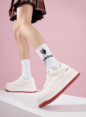 【正品】 木槿花系列女款舒适百搭防滑耐磨低帮板鞋K0E25CC5