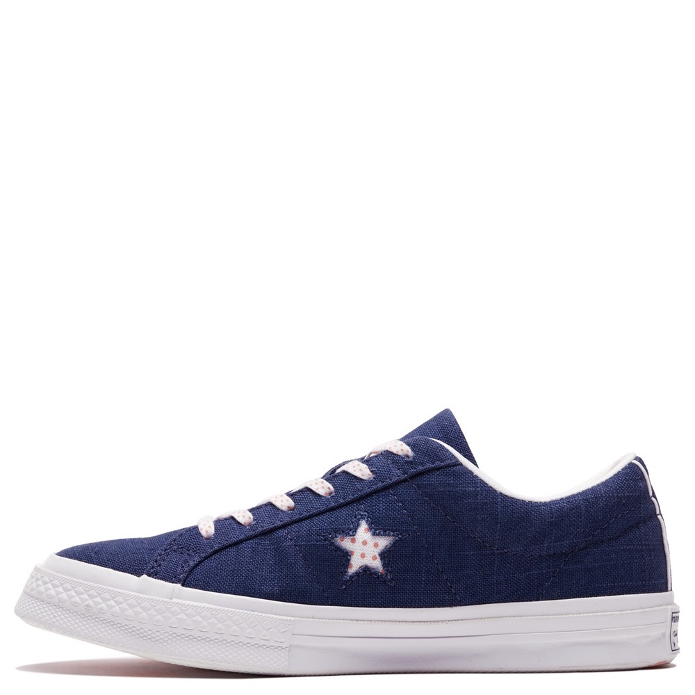 匡威converse 男女低帮复古海军蓝帆布鞋160621c