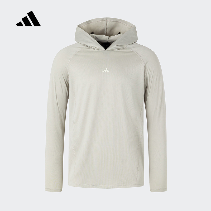 adidas阿迪达斯卫衣2024男ACT篮球字母休闲连帽长袖套头衫 JW1356