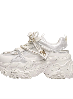 【微瑕37码】女时尚百搭Y2K增高老爹鞋K0E45MC51J-1118