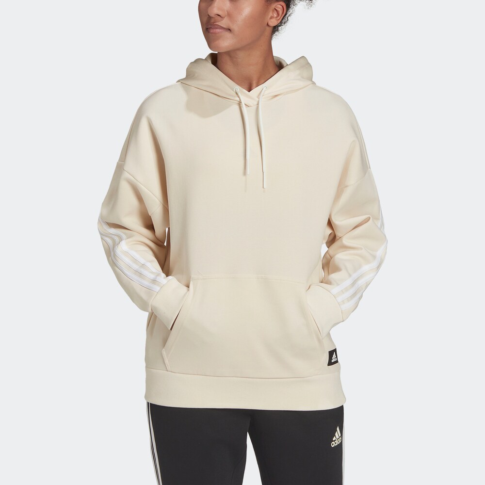 Adidas阿迪达斯女装2022夏季新款连帽休闲卫衣套头衫HC1636