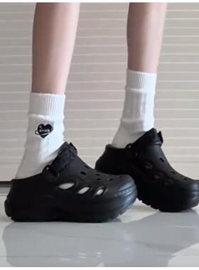 【微瑕】女子街潮先锋增高凉鞋洞洞鞋K0EW5LL74CJ-990