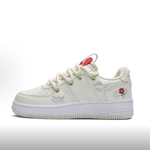 【微瑕37码】女款潮流舒适百搭小白鞋低帮板鞋K0E45CC33CJ-3130