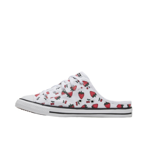 Converse匡威女子夏季草莓一脚蹬帆布鞋568143c 巴掌