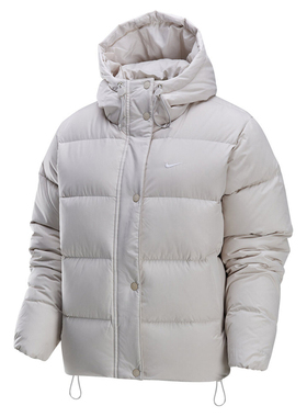 NIKE耐克女子DWNFL METRO新款时尚保暖宽松连帽羽绒服FZ5929-104