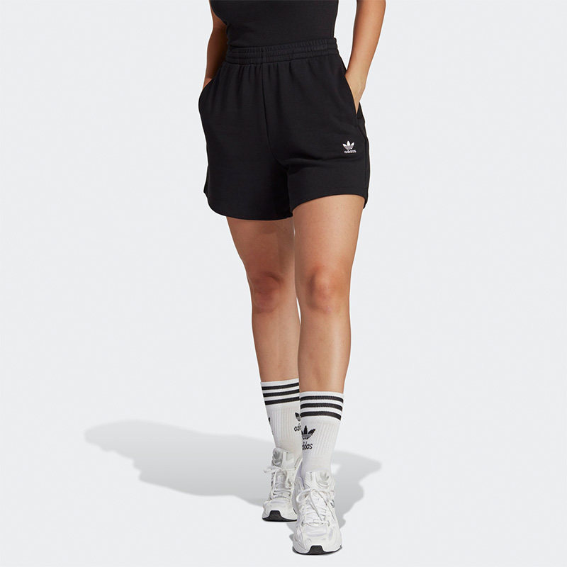 【微瑕】Adidas阿迪达斯 三叶草新款女子运动休闲透气短裤IA6451