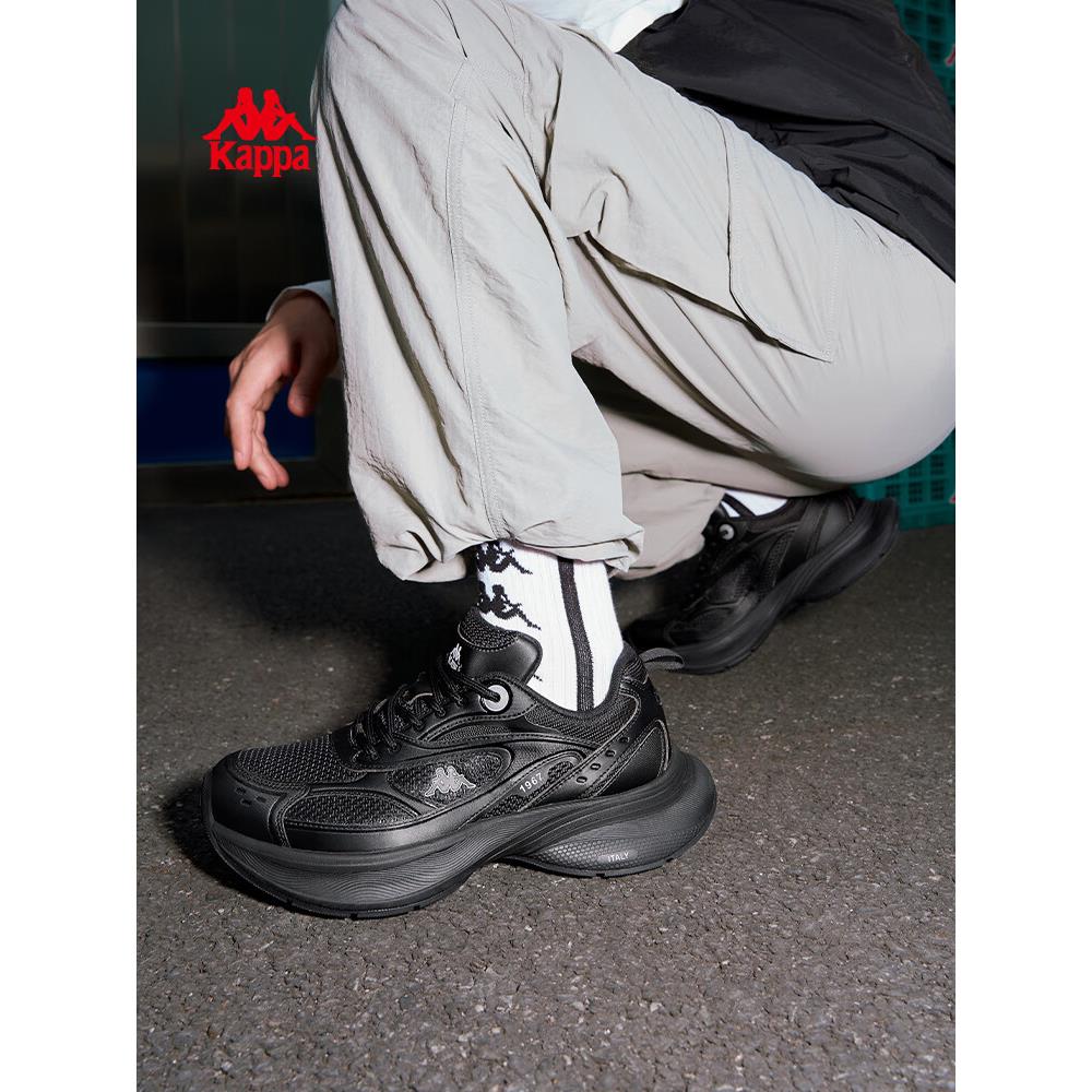 【正品】Kappa卡帕女鞋秋季新款百搭复古运动老爹鞋K0EZ5MC31CJ-9