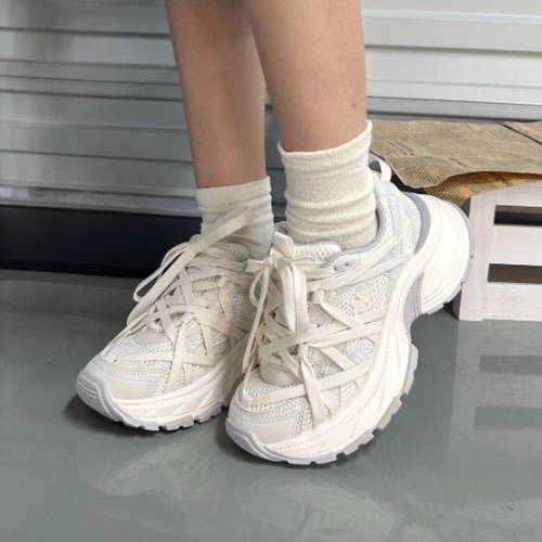 【正品】女款厚底复古休闲百搭低帮老爹鞋 K0F85MC20CZ-138