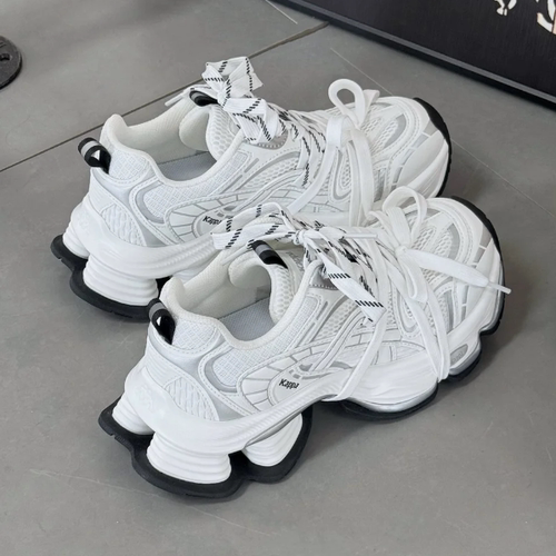 【正品】女款透气简约舒适百搭轻盈低帮老爹鞋 K0G85MC32CZ-012