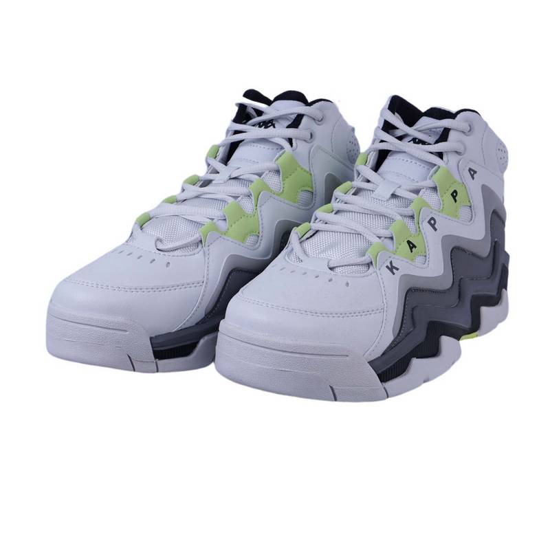 【正品】Kappa卡帕男女合成革防滑耐磨中帮复古篮球鞋K0CZ5CC75-0