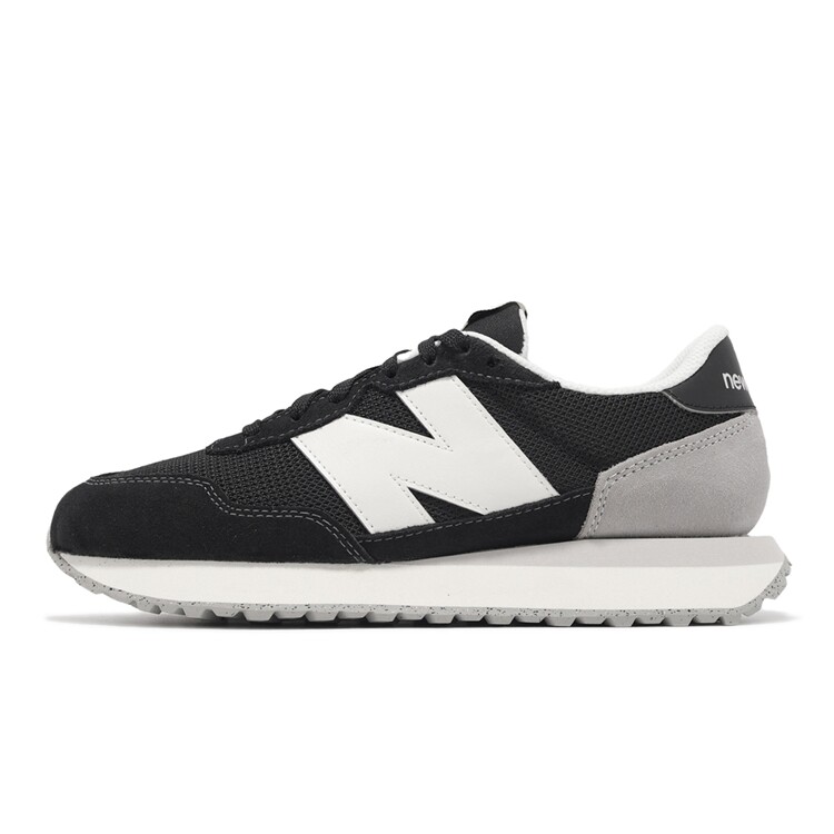 【微瑕】NEW BALANCE 男女款NB潮流轻便黑白拼接休闲鞋MS237LBK