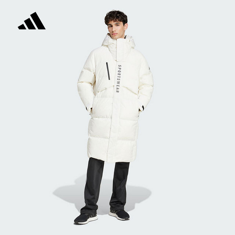 adidas阿迪达斯冬季男子运动上衣休闲装男士户外羽绒服外套JM4604