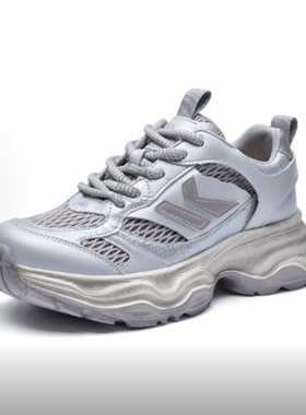 【正品】女款复古厚底防滑耐磨低帮老爹鞋K0E45MC42J-17