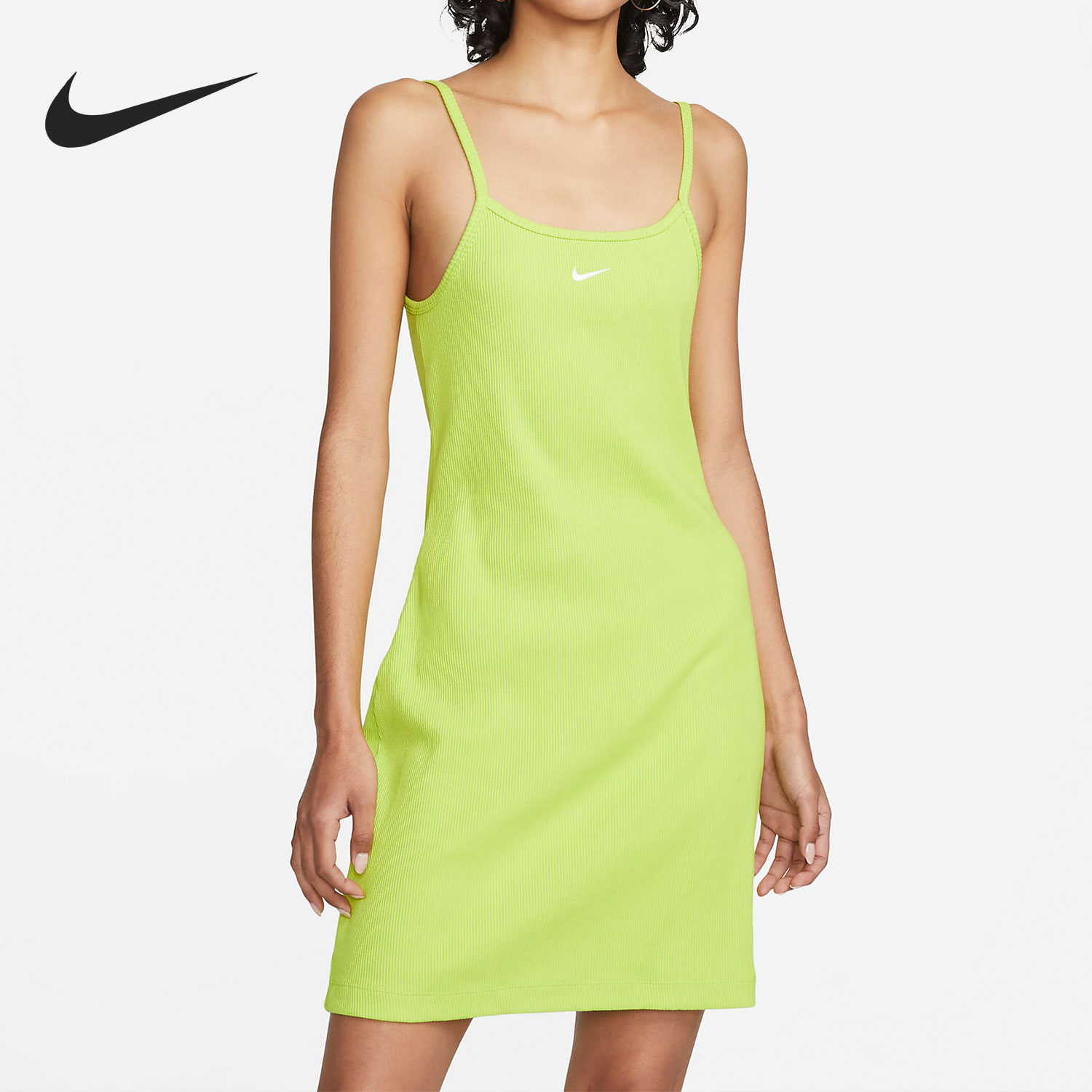 Nike耐克 RIB DRESS BYCN 女子运动连衣裙 DM6231-321 - 实物图