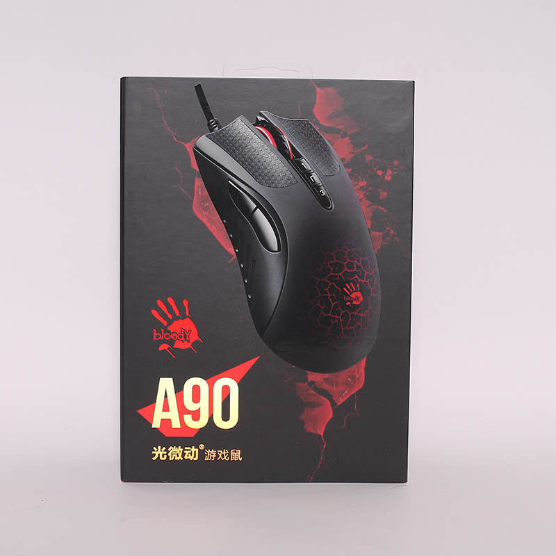 双飞燕血手幽灵Bloody光微动电竞网吧游戏CF吃鸡游戏鼠标炫光A90